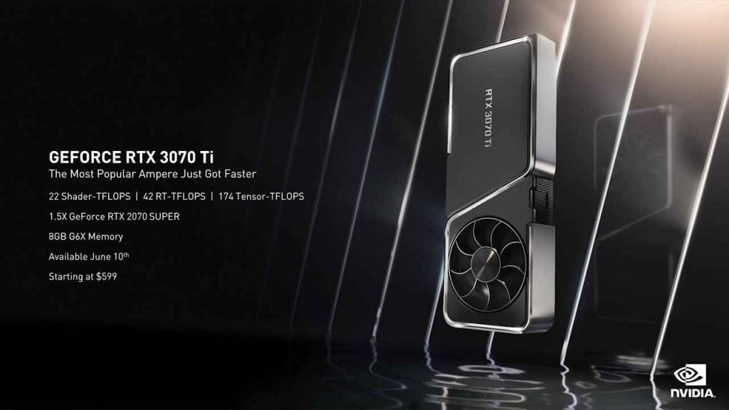 Nvidia RTX 3070 Ti Specs