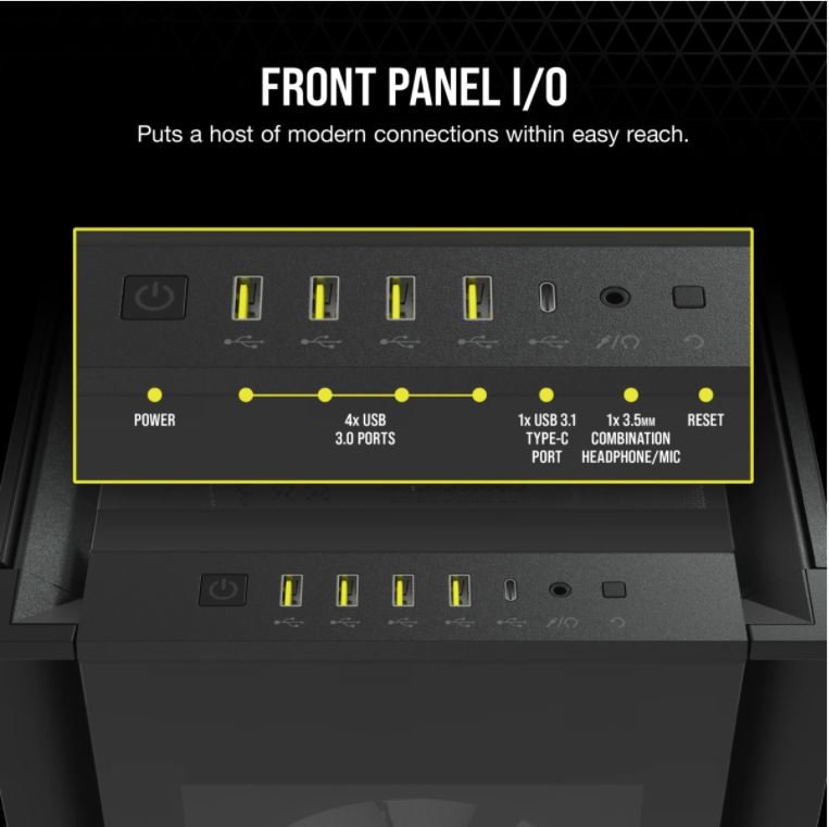 Front-panel I/O